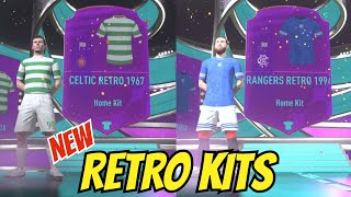 CELTIC AND RANGERS RETRO KITS !! FIFA 23 ULTIMATE TEAM