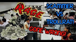 SCAMMER RAGES at TROLLRAT! in VIRTUAL MACHINE!