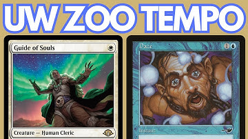 DOUBLE LEAGUE! Legacy UW Zoo Tempo ft. Giver of Runes and Guide of Souls Ocelot Pride combo MTG MTGO