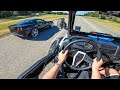 4WD Turbo RZR Dig Racing vs. Fan's Corvette!