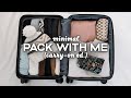 Minimalist PACK WITH ME | 2 Weeks In A Carry-On