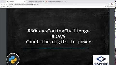 Day9 Problem for Python 30daysCodingChallenge