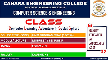 VTU UP (18CS56) UNIX PROGRAMMING [Process Control] (M4 L5)