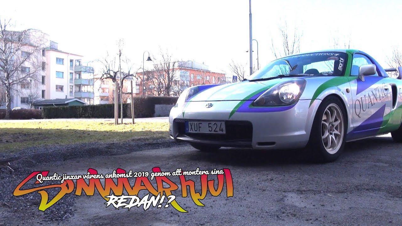 My Toyota MR2 Roadster - Mounting Summerwheels 2019 (Swedish)