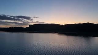 Walk with me. Moonlight, sunset, twilight at Swithland reservoir. #walkingtour #nature #moonlight 