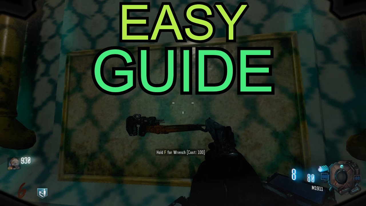 LEVIATHAN WRENCH MELEE WEAPON GUIDE / TUTORIAL! (Black Ops 3 Easter
