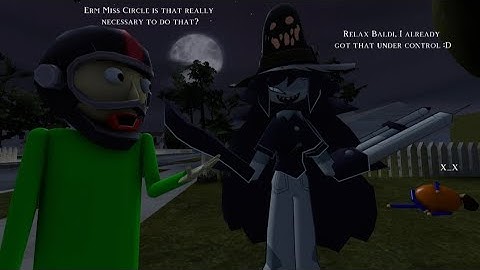 [SFM] Baldi and Miss Circle goes Trick or Treating be like: [Full Halloween Animation] 