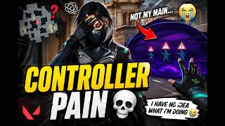 I Tried Playing Controller in Valorant... It Was Painful 💀