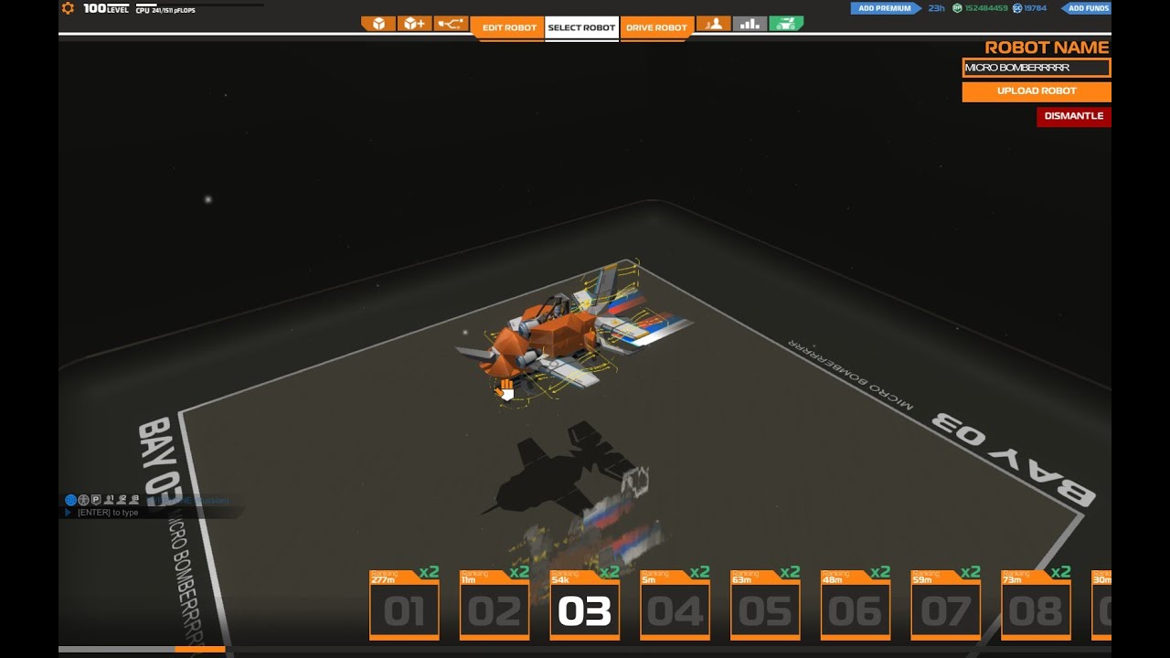 Little Flying BOMBER + 2 plasma = 9 kills CPU 235 pFlops WON! 4-Tier.