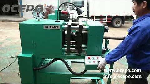 Full automatic GD 150 rebar upsetting machine