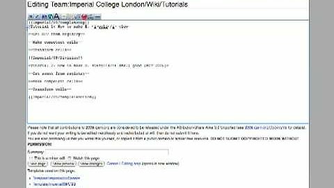 Wiki Tutorial Imperial iGEM09