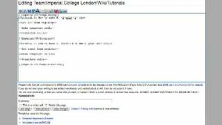 Wiki Tutorial Imperial iGEM09