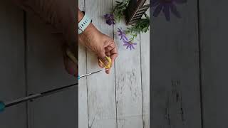 DIY ribbon hairclips #craft #ribbon #short  #kanzashi #hairclip