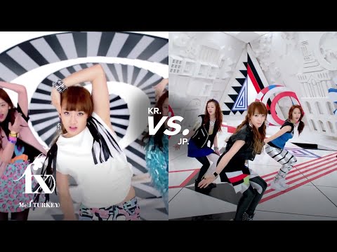 f(x) 에프엑스 'Pinocchio (Danger)' Korean vs. Japanese MV Comparison