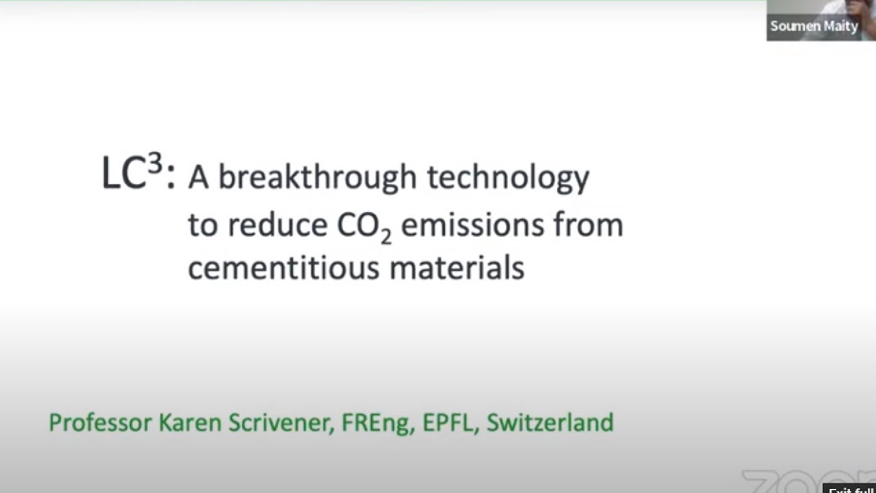 Sustainability Approach for Cement Sector | LC3 Cement | Technology To ...
