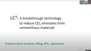 Sustainability Approach for Cement Sector | LC3 Cement | Technology To Reduce CO2 Emissions