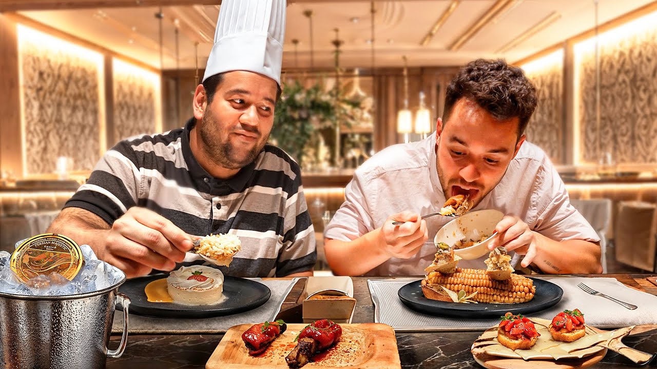 Cenando con un suscriptor cocinero en uno de los mejores restaurantes de Brasil