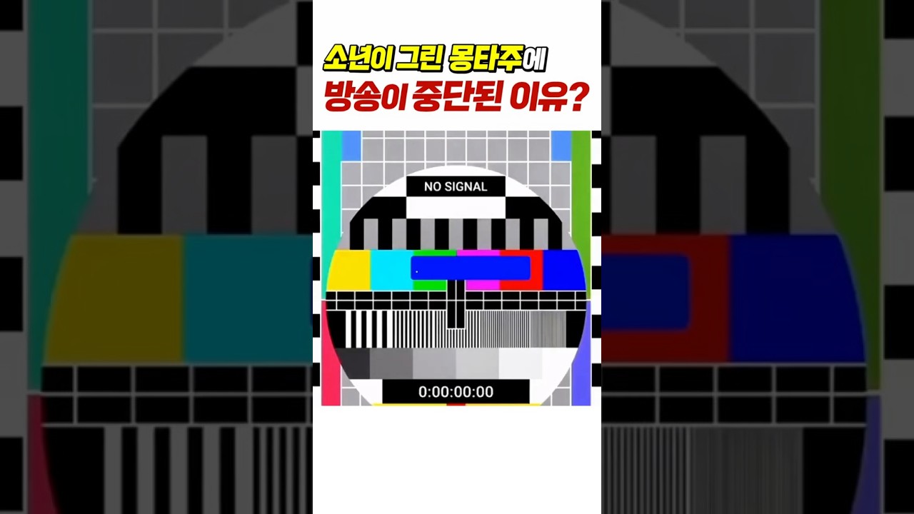 소년이 그린 몽타주 한 장에 방송이 멈춘 이유