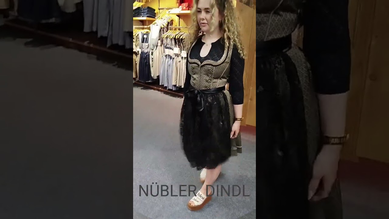 NÜBLER 🖤golden black dirndl✨2024