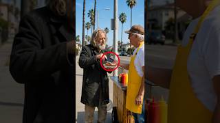 Poor Street Vendor Helped a Hungry Old Man… Then This Happened #kindness #short