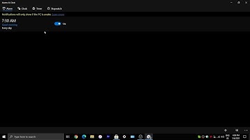 How to Set (Regular and Wake-Up) Alarms in Windows 10