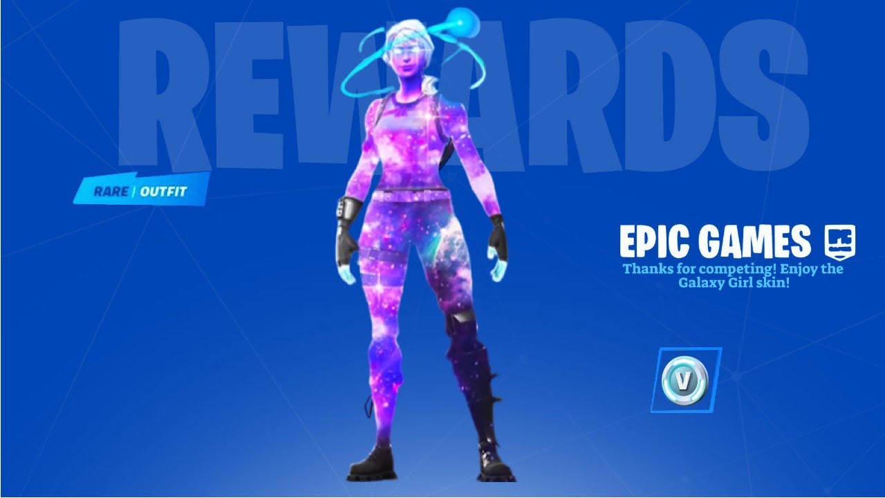 How To Get The Galaxy Girl Skin In Fortnite Free Galaxy Cup Rewards Youtube