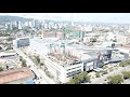 Aerial of SM Cebu and Robinson Mall. Cebu, Philippines.