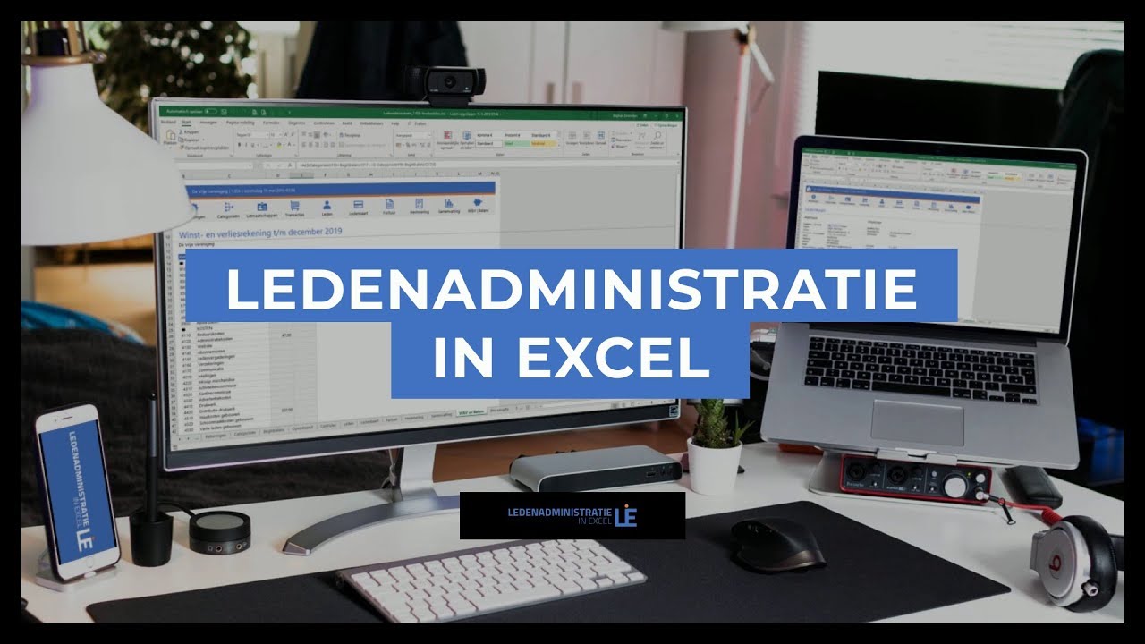 Excel ledenadministratie voor clubs en verenigingen