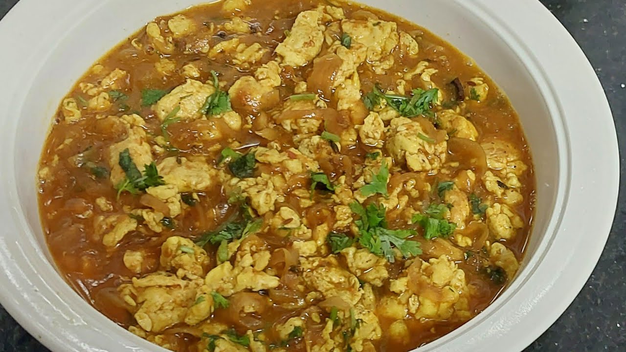 अंडा भुर्जी ग्रेवी Egg Bhurji Gravy Street Style Egg Bhurji Anda Curry Egg Masala Recipe