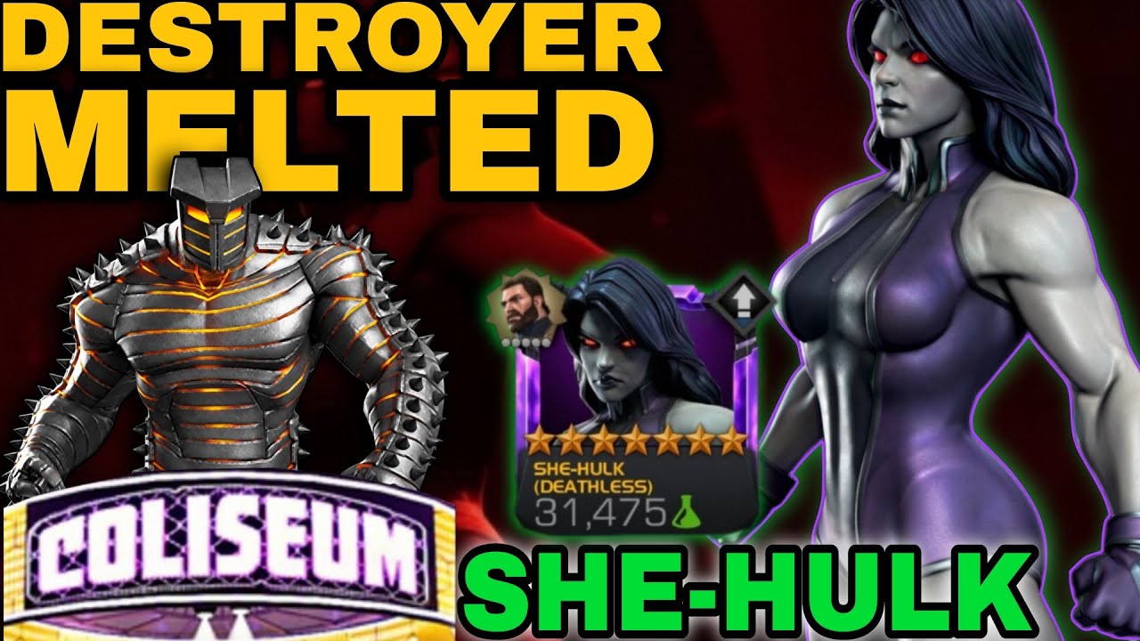 Deathless She-Hulk DESTROYS Coliseum Destroyer | Insane Counter! 🔥 | MCOC