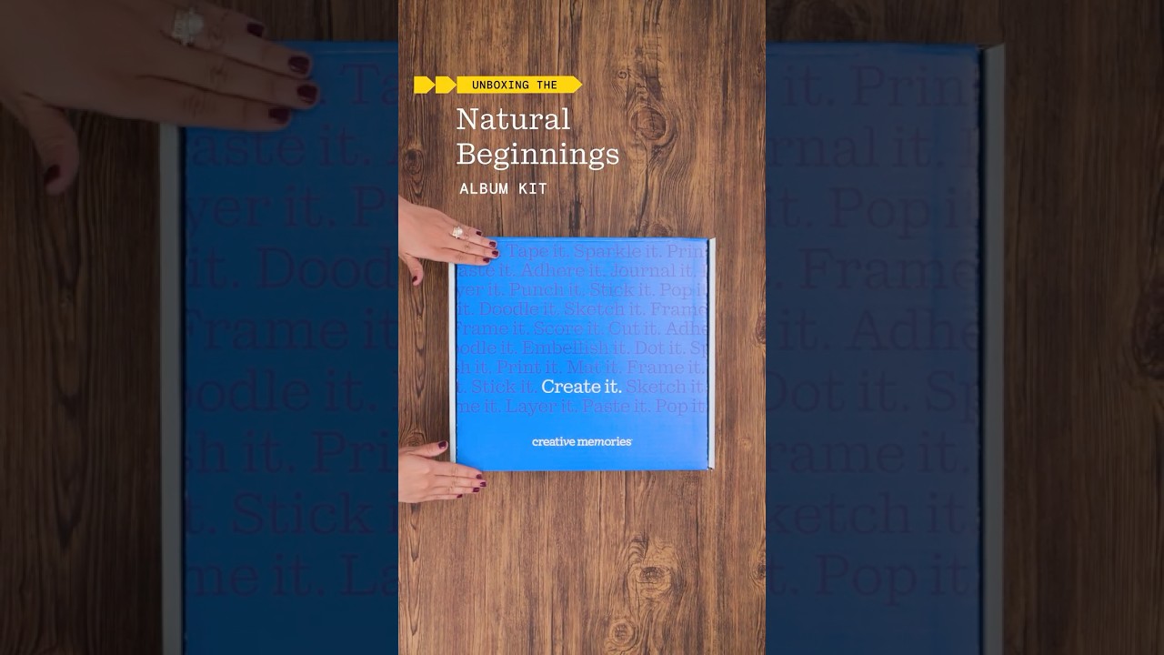 Natural Beginnings Album Kit Unboxing