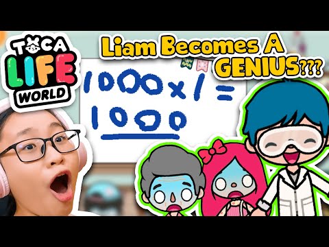 Toca Life World - Liam becomes a GENIUS?!!!