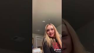 Blonde Girl Burp Compeion