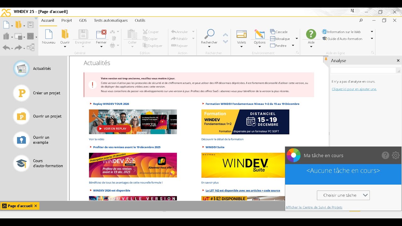 Cours WinDev - Partie 2 : Création d'un fenêtre avec puis sans RAD