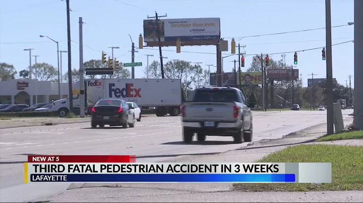 Three pedestrian fatalities reported so far this y...