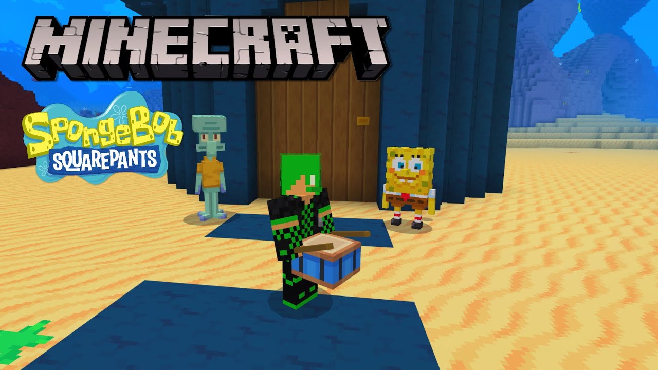 Minecraft - SpongeBob SquarePants DLC Part 1 - YouTube