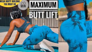 20 MIN NONSTOP MEGA BOOTY PUMP & LIFT | Swiftly Grow Your Butt, Not Thighs | No Equipment