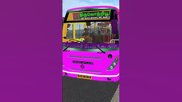MTC Pink Deluxe Bus #tamil