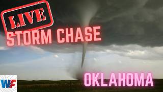 Supercell in Oklahoma & Wildfire | Fargo, Oklahoma | Live Chase Archive