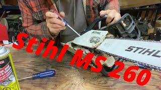 Stihl MS260 Runs Rough and Stalls￼ Out