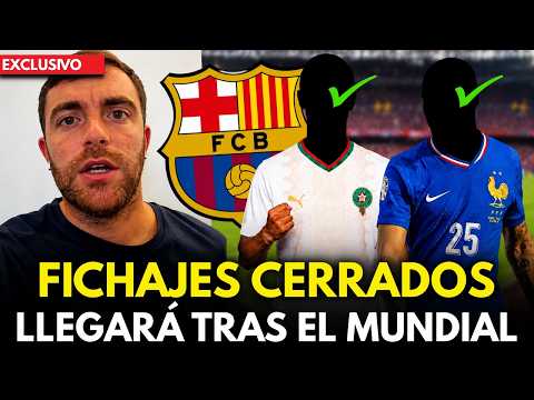 ¡BOMBAZO! ¡FICHAJES DE DOS JUGADORES! ¡YA ES OFICIAL! ¡NOTICIAS DEL BARCELONA!