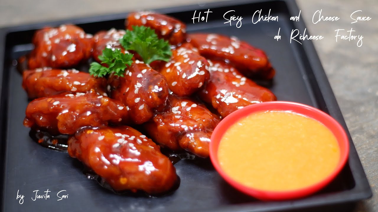 Hot Spicy Chicken and Cheese Sauce ala Richeese Factory YouTube
