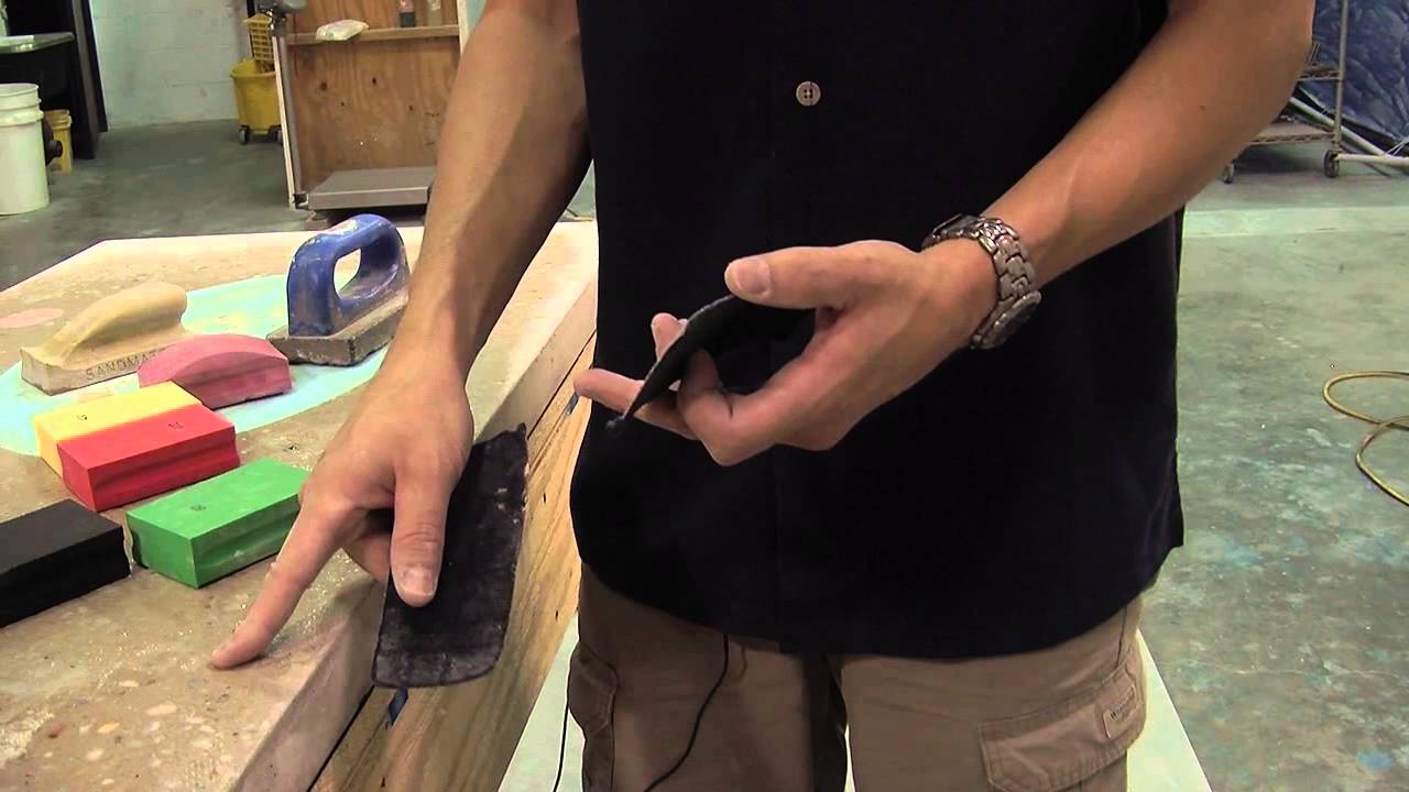 Diamond Hand Polishing Pads For Concrete Countertops Youtube