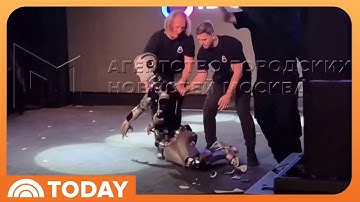 Russia’s First Humanoid AI Robot Makes Debut...Then Falls Down