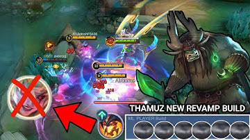 Thamuz Revamp is BROKEN! NEW ONE HIT BUILD & Best Thamuz Build 2025 (MLBB)