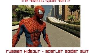 The Amazing Spider-Man 2 - PS4 - Russian Hideout (Scarlet Spider Suit) 100% Stealth screenshot 5