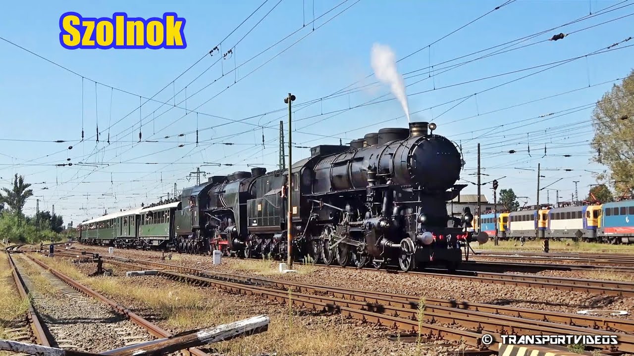 2020.09.05. - Dupla gőzösös (424 009, 424.247) különvonat Szolnokon