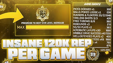 *New* Insane 120K rep per GAME method NBA 2K18