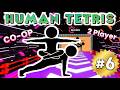 Human Tetris 2 Player Co-op🔥 | 4 Min Interactive Warm Up (99% FAIL) #6