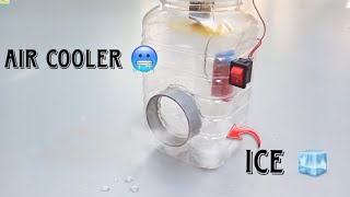 How  to make air cooler at home  easy science project at home 
